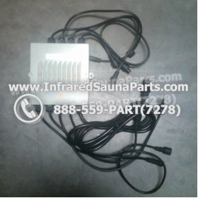 COMPLETE CONTROL POWER BOX 220V / 240V - COMPLETE CONTROL POWER BOX 220V / 240V FED INTERNATIONAL INFRARED SAUNA WITH 8 HEATER PLUGS v1 12