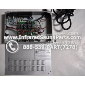 COMPLETE CONTROL POWER BOX 220V / 240V - COMPLETE CONTROL POWER BOX 220V / 240V CAL SAUNA  INFRARED SAUNA STYLE 3 15