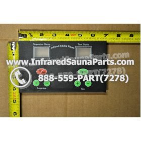 FACE PLATES - FACEPLATE FOR CIRCUIT BOARD PRECISION THERAPY INFRARED SAUNA NYSN3DB F1.3 2
